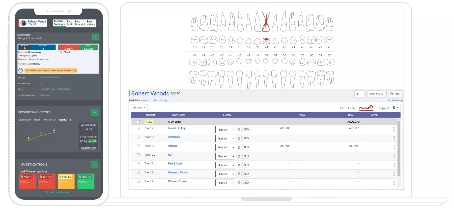 clinic management software feature